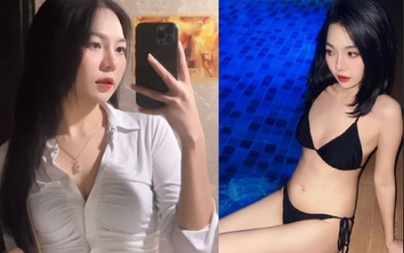 Clip sex bé Phương Thảo xinh gái show clip móc lồn múp không lông